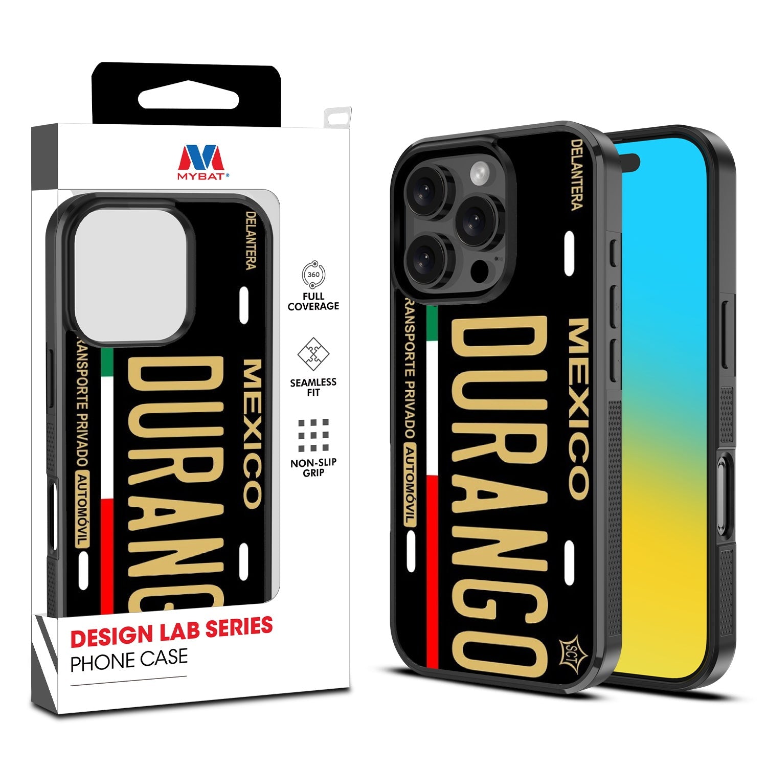 MyBat Design Lab Series Case for Apple iPhone 16 Pro Max - Durango Black