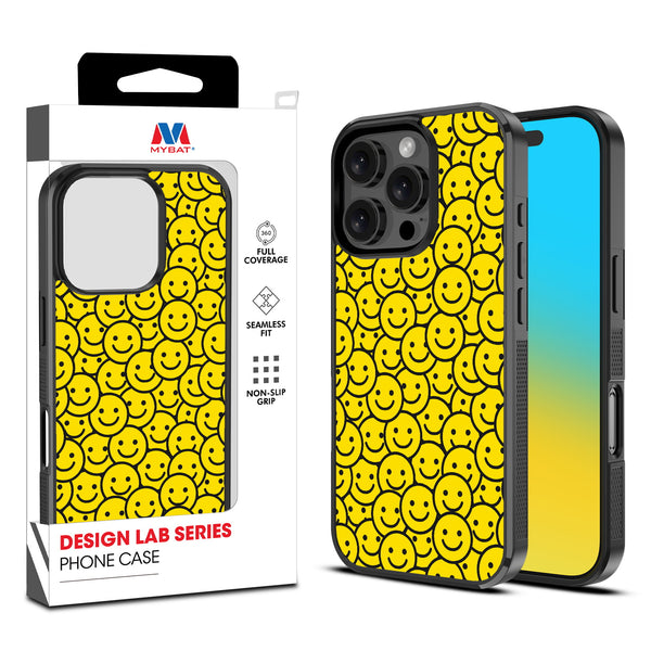 MyBat Design Lab Series Case for Apple iPhone 16 Pro Max - Smiley Faces - MIP16PMCSLESM097-1.jpg