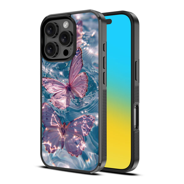 MyBat Design Lab Series Case for Apple iPhone 16 Pro Max - Floating Butterflies - MIP16PMCSLESM180-2.jpg