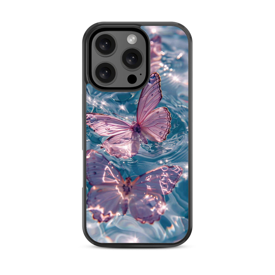 MyBat Design Lab Series Case for Apple iPhone 16 Pro Max - Floating Butterflies - MIP16PMCSLESM180-3.jpg