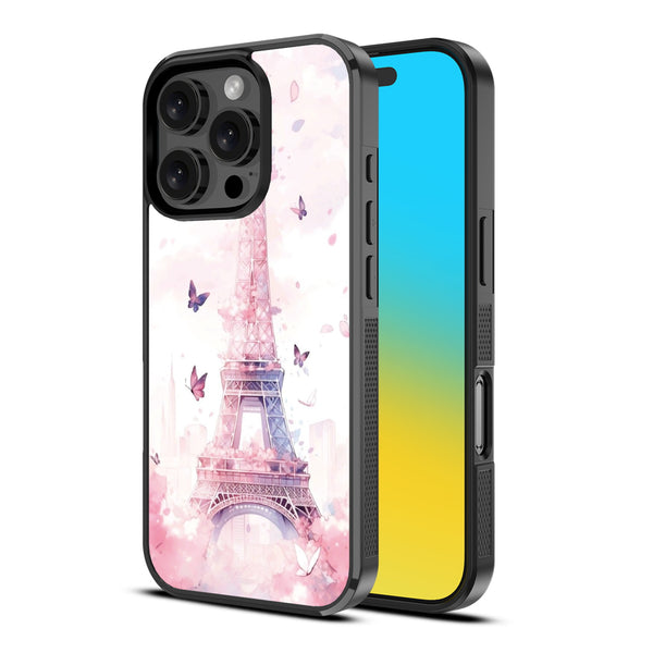 MyBat Design Lab Series Case for Apple iPhone 16 Pro Max - Parisian Butterflies - MIP16PMCSLESM182-2.jpg