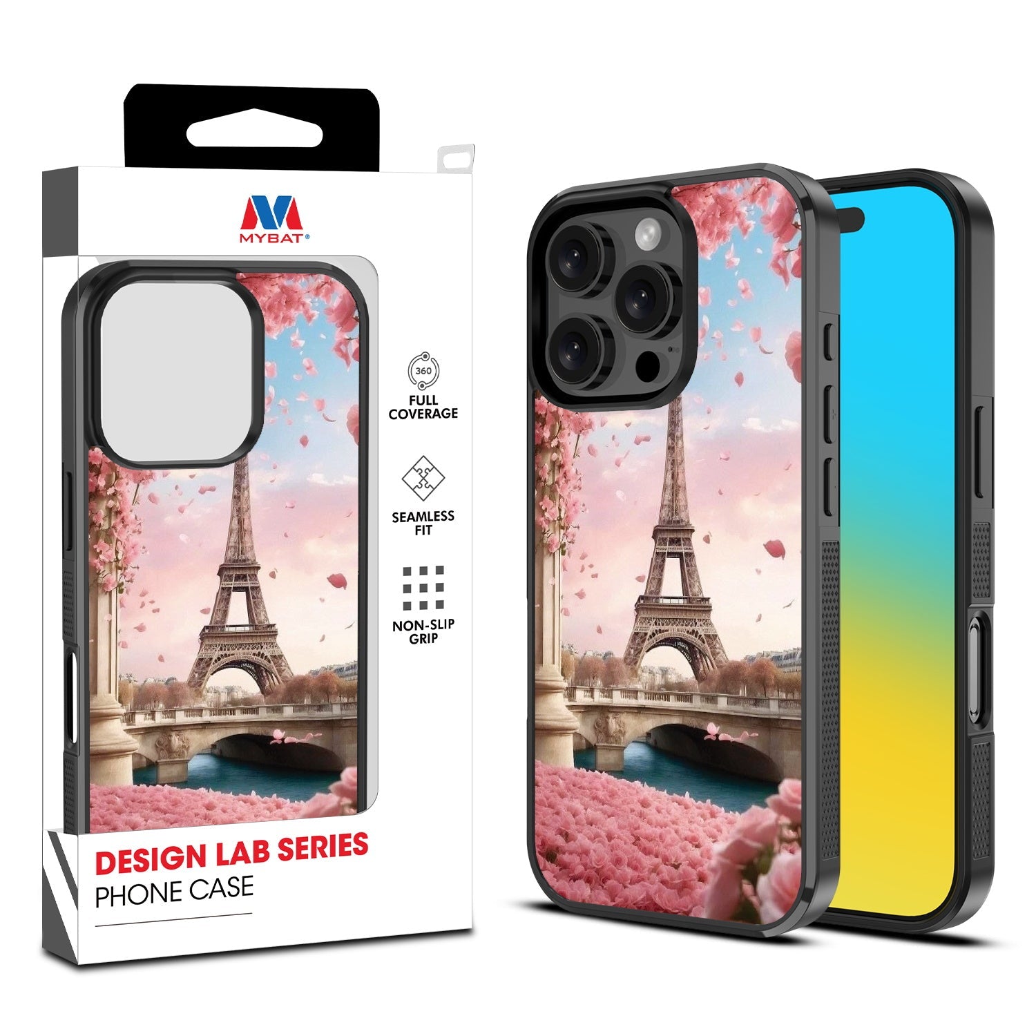 MyBat Design Lab Series Case for Apple iPhone 16 Pro Max - Paris In Bloom