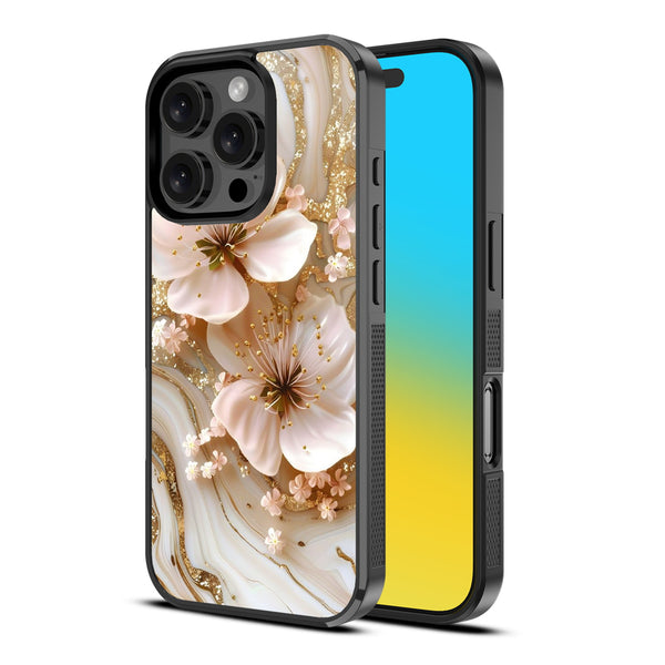 MyBat Design Lab Series Case for Apple iPhone 16 Pro Max - Golden Petal Glow - MIP16PMCSLESM186-2.jpg