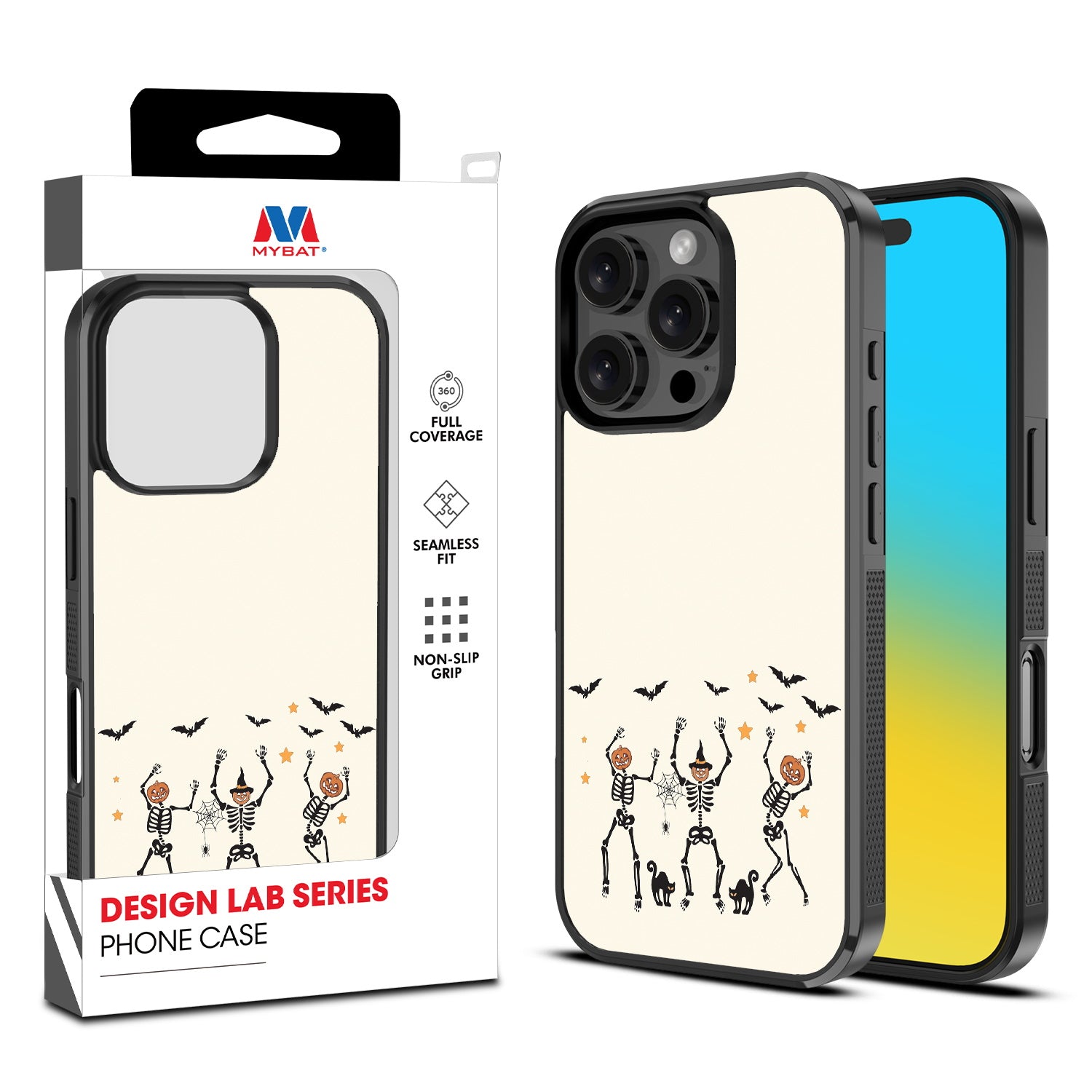 MyBat Design Lab Series Case for Apple iPhone 16 Pro Max - Boneyard Bash