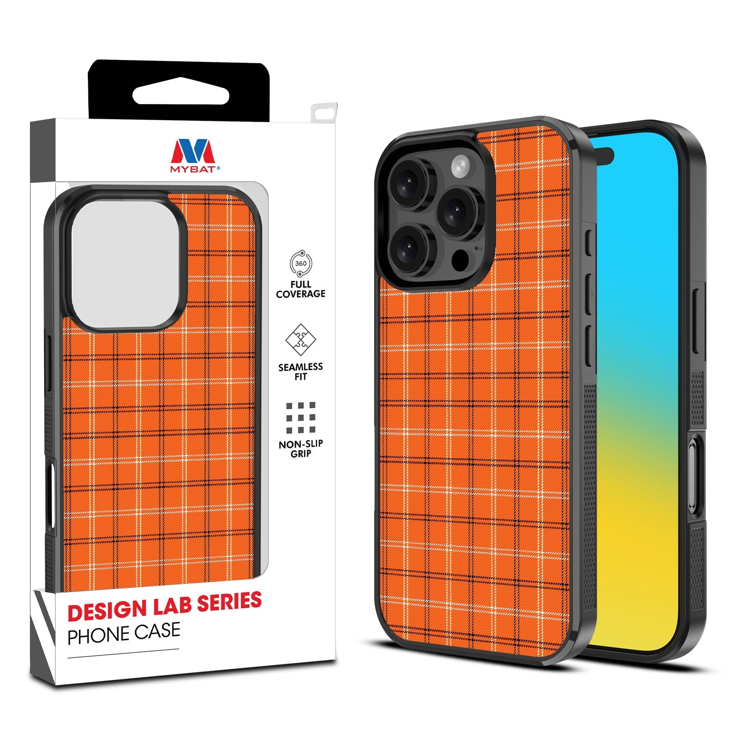 MyBat Design Lab Series Case for Apple iPhone 16 Pro Max - Pumpkin Plaid