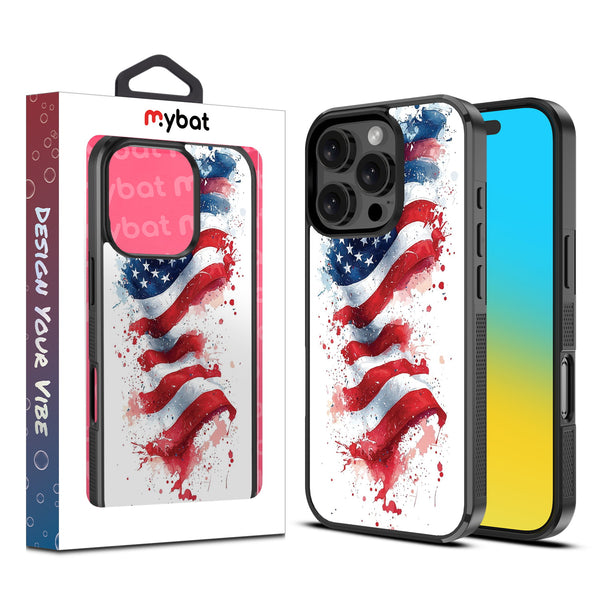 MyBat Design Lab Series Case for Apple iPhone 16 Pro Max - Patriotic Flag Painiting - MIP16PMCSLESM346-1.jpg