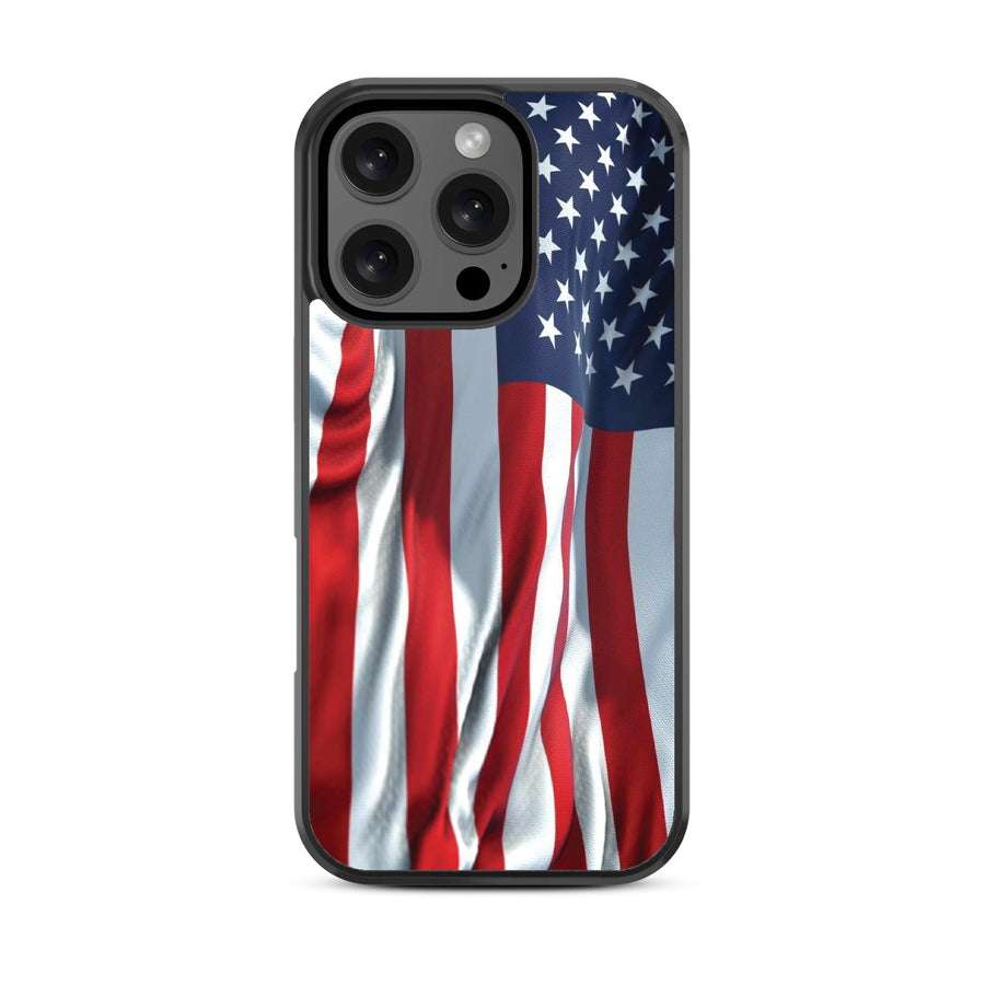 MyBat Design Lab Series Case for Apple iPhone 16 Pro Max - Waving USA FLag