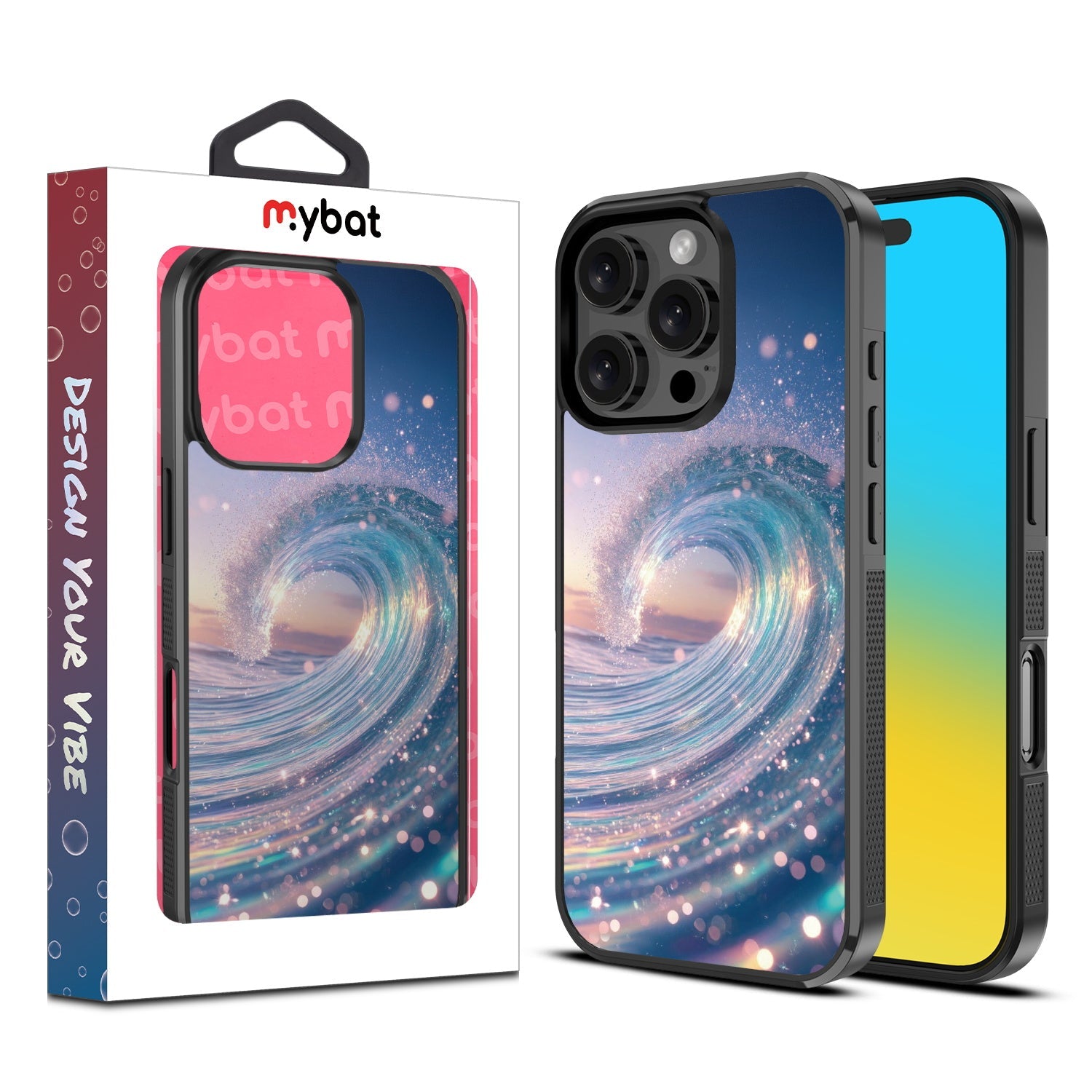 MyBat Design Lab Series Case for Apple iPhone 16 Pro Max - Dreamy Waves
