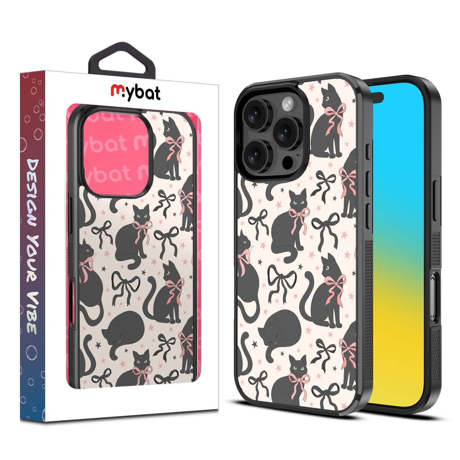 MyBat Design Lab Series Case for Apple iPhone 16 Pro Max - Coquette Cat