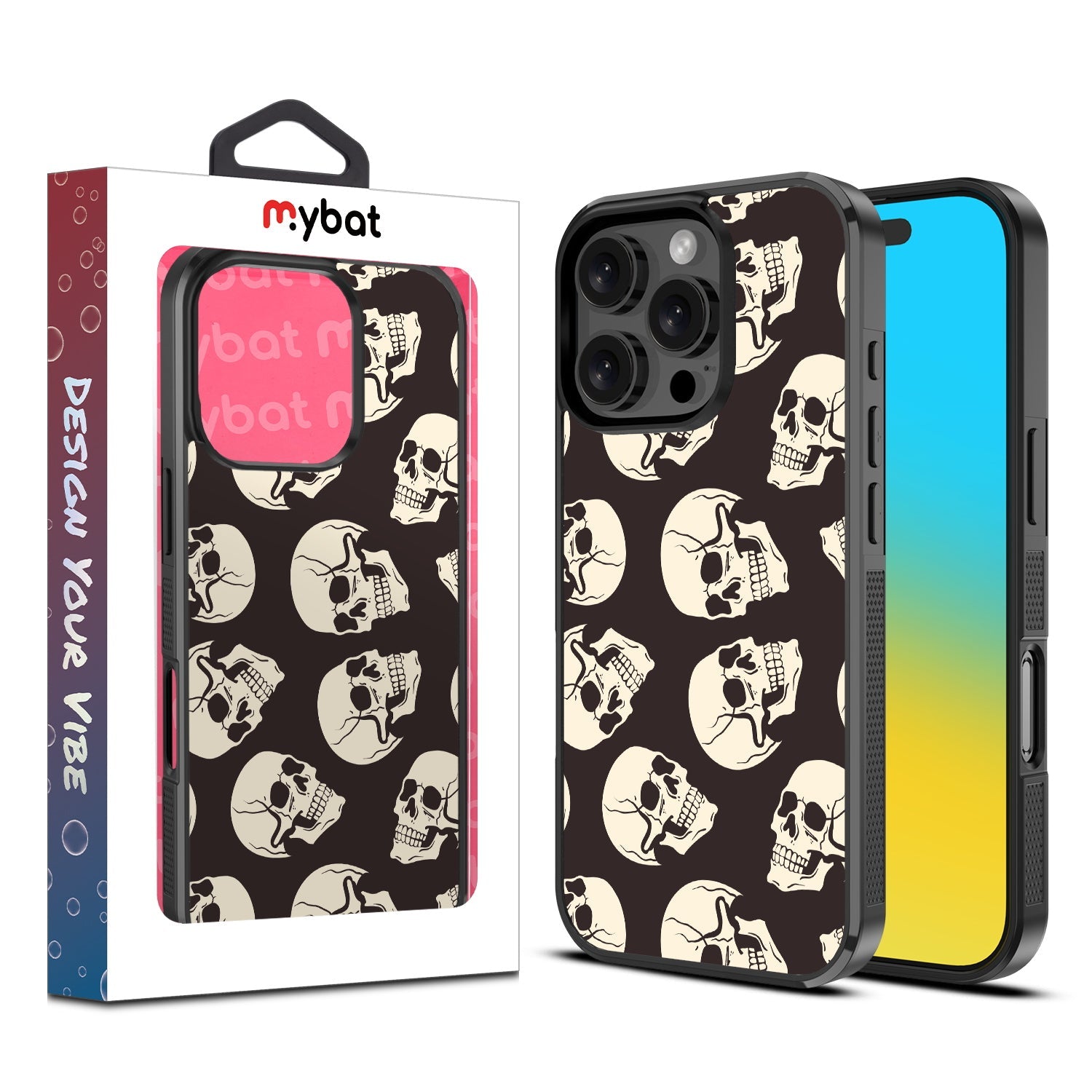 MyBat Design Lab Series Case for Apple iPhone 16 Pro Max - Bone Heads