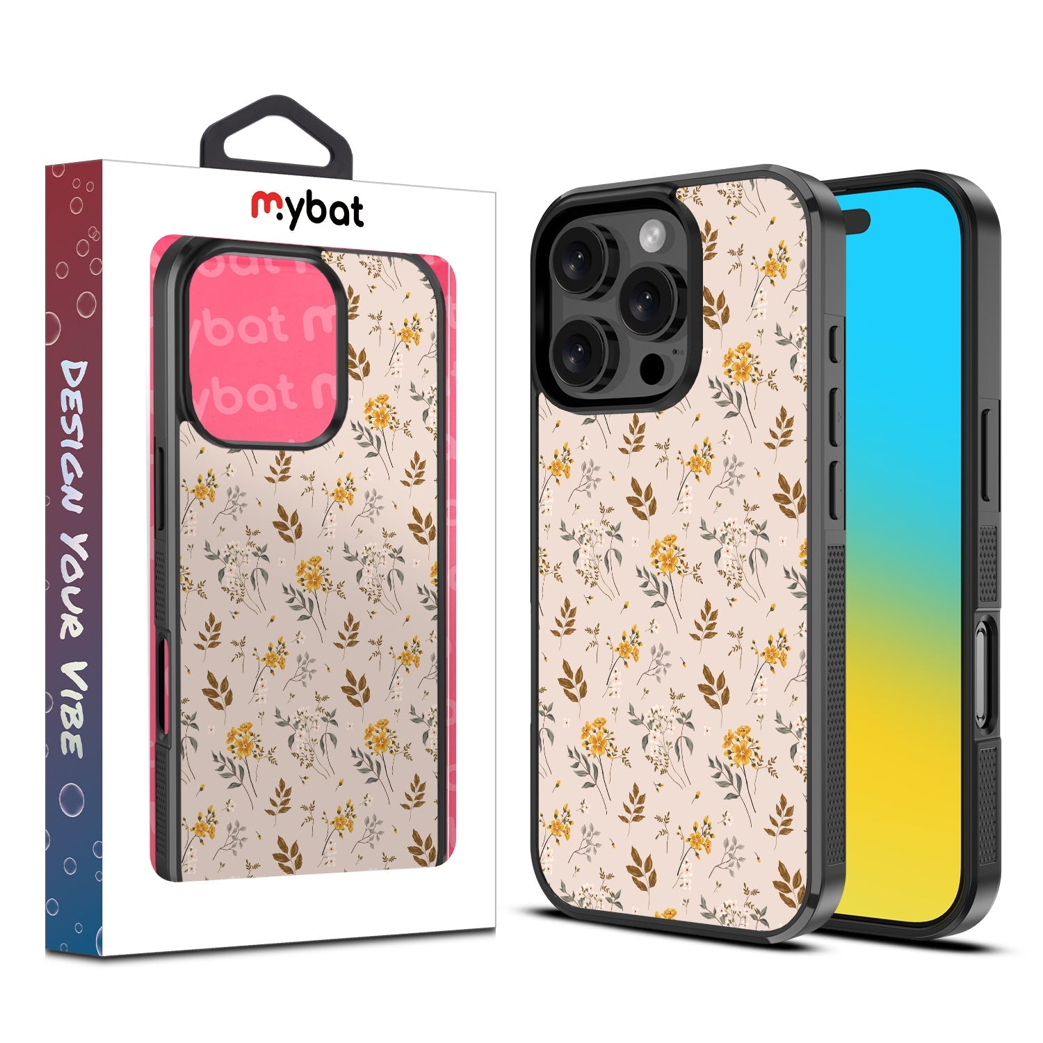 MyBat Design Lab Series Case for Apple iPhone 16 Pro Max - Ditsy Botanical