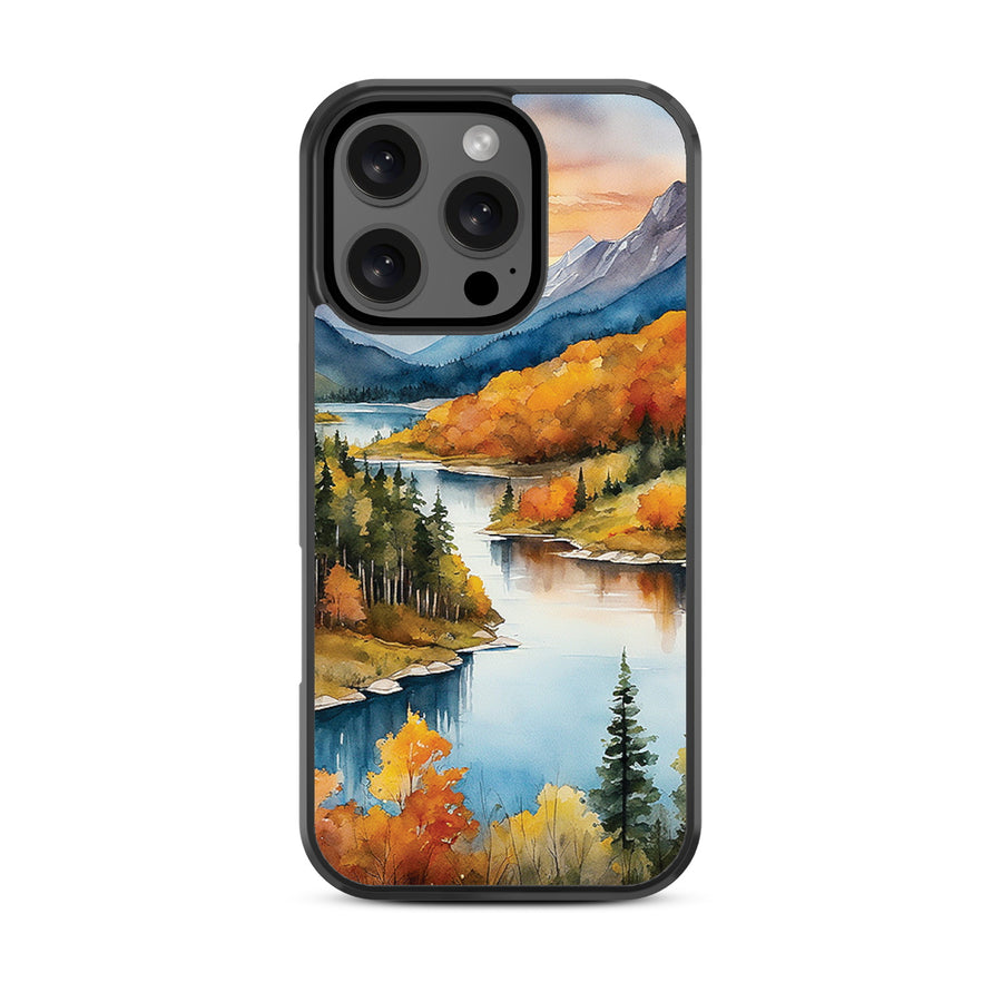 MyBat Design Lab Series Case for Apple iPhone 16 Pro Max - Impressionist Foliage - MIP16PMCSLESM452-3.jpg