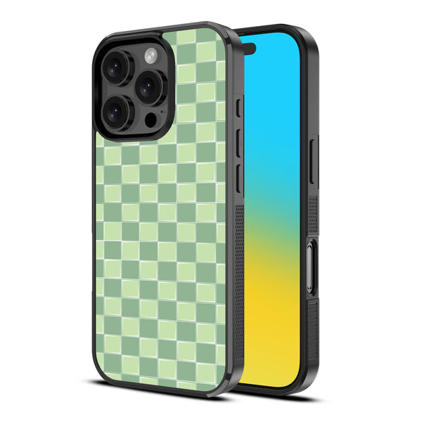 MyBat Design Lab Series Case for Apple iPhone 16 Pro Max - Matcha Check - MIP16PMCSLESM482-2.jpg