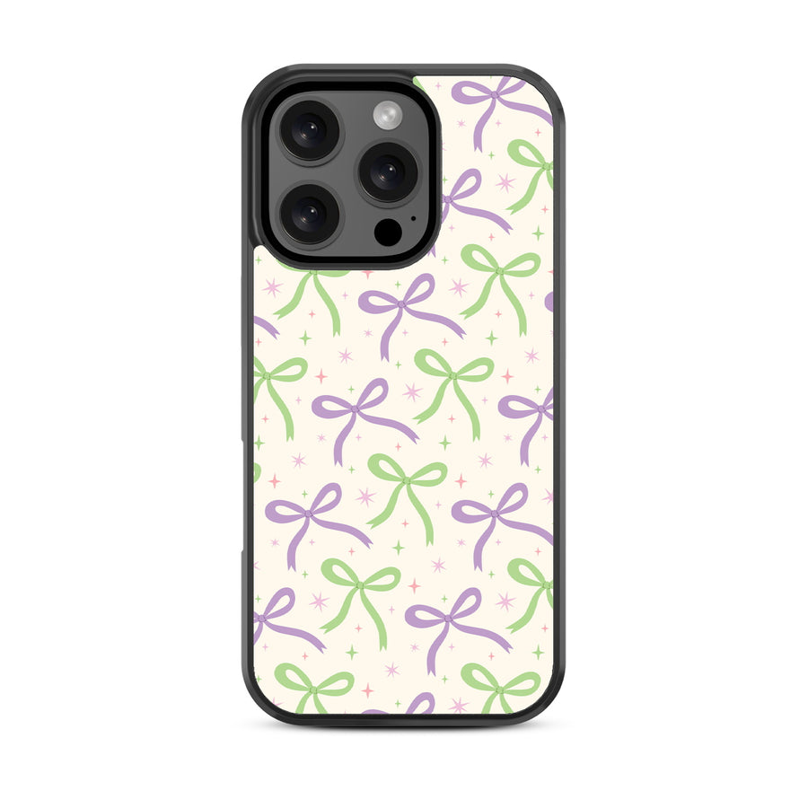 MyBat Design Lab Series Case for Apple iPhone 16 Pro Max - Blooming Bows - MIP16PMCSLESM493-3.jpg
