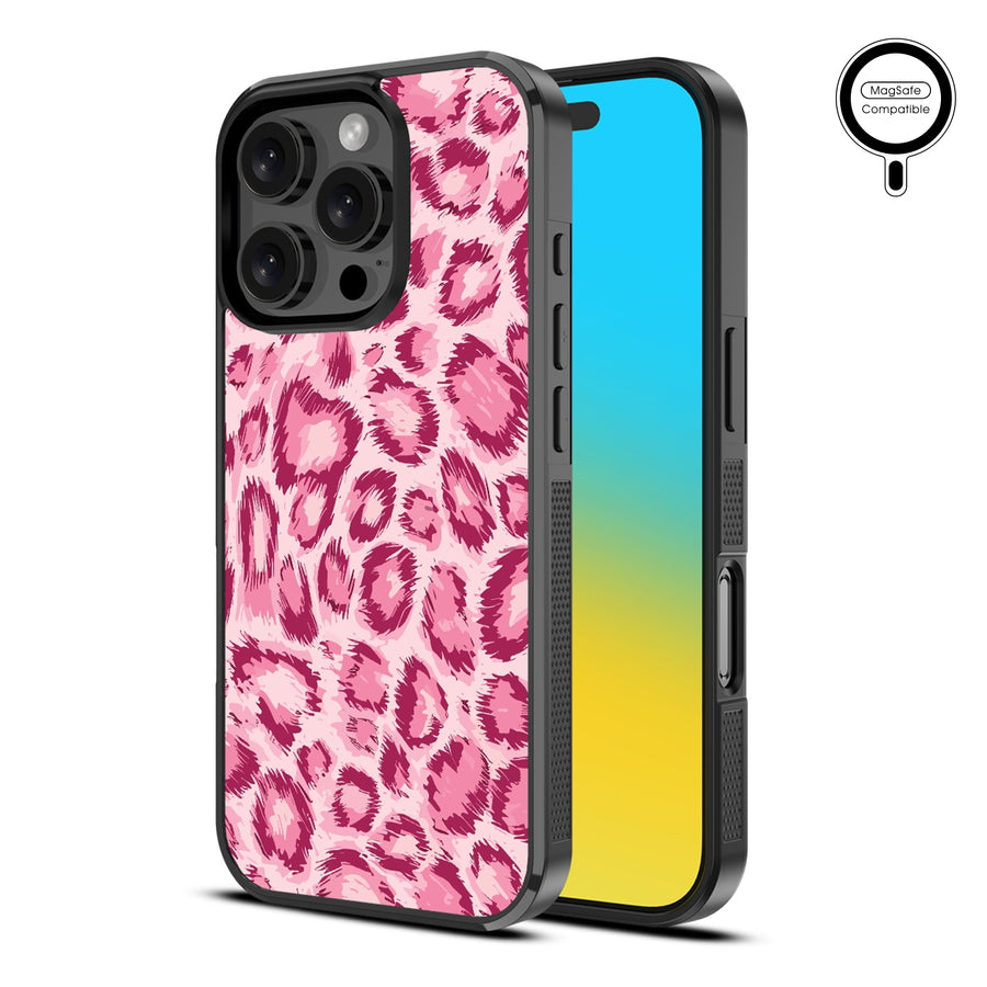 MyBat Design Lab Series MagSafe Case for Apple iPhone 16 Pro Max - Pink Leopard Print - MIP16PMCSLESMSM007-2.jpg