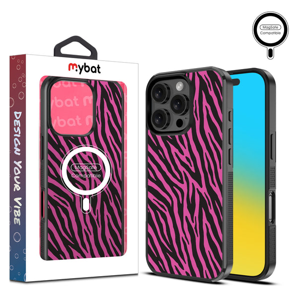 MyBat Design Lab Series MagSafe Case for Apple iPhone 16 Pro Max - Pink Zebra Print - MIP16PMCSLESMSM010-1.jpg