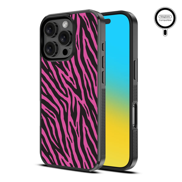 MyBat Design Lab Series MagSafe Case for Apple iPhone 16 Pro Max - Pink Zebra Print - MIP16PMCSLESMSM010-2.jpg