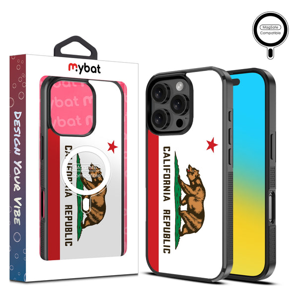 MyBat Design Lab Series MagSafe Case for Apple iPhone 16 Pro Max - California State Flag - MIP16PMCSLESMSM027-1.jpg