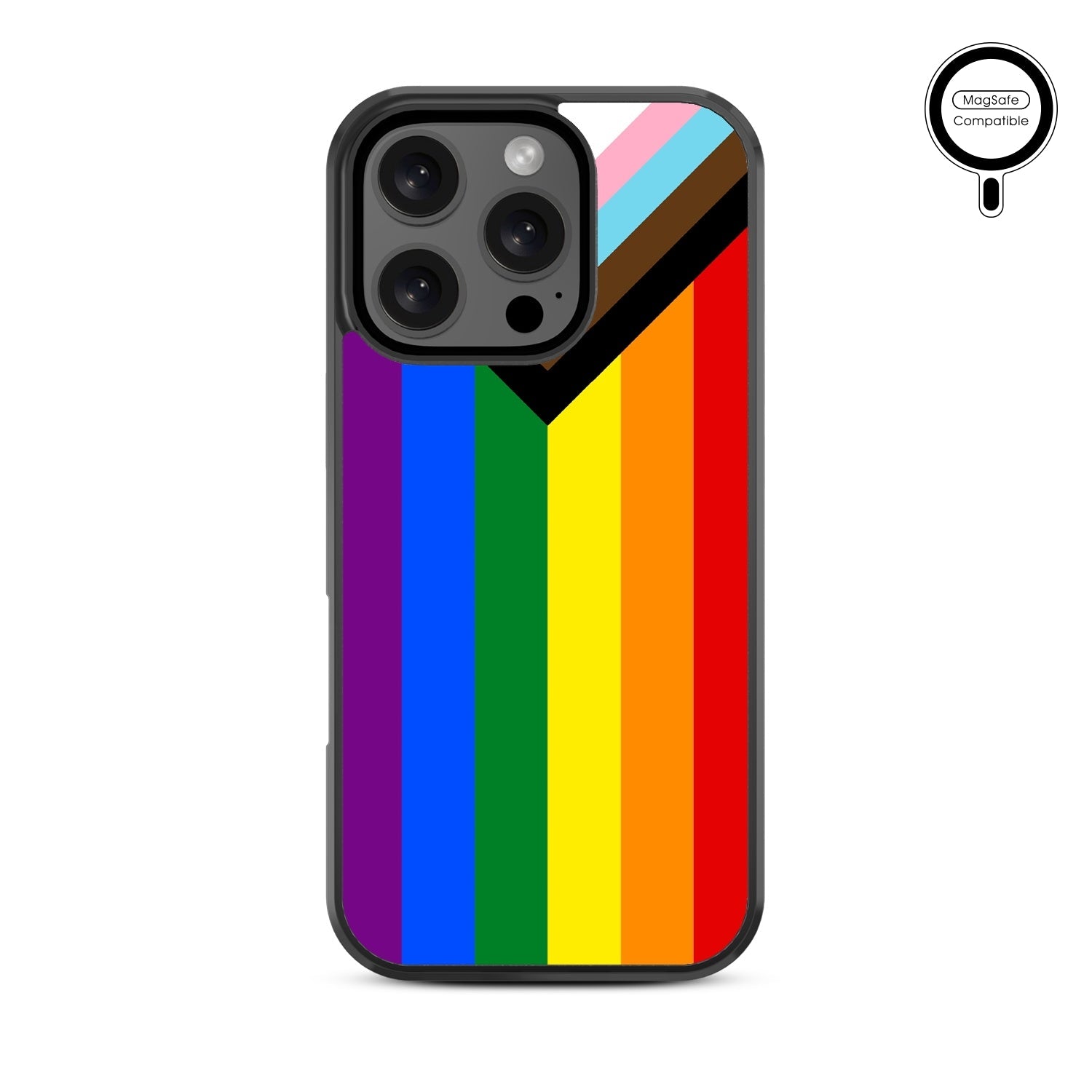 MyBat Design Lab Series MagSafe Case for Apple iPhone 16 Pro Max - LGBTQ+ Flag