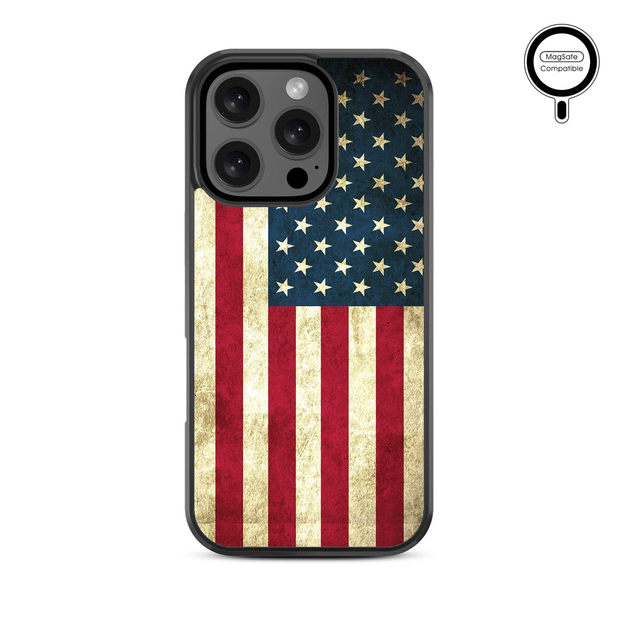 MyBat Design Lab Series MagSafe Case for Apple iPhone 16 Pro Max - American Flag - MIP16PMCSLESMSM043-3.jpg