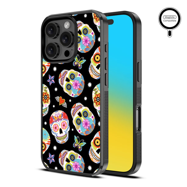 MyBat Design Lab Series MagSafe Case for Apple iPhone 16 Pro Max - Day of the Dead - MIP16PMCSLESMSM056-2.jpg