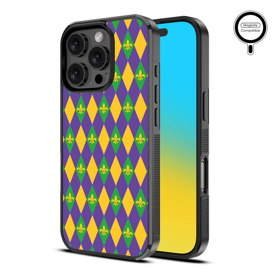 MyBat Design Lab Series MagSafe Case for Apple iPhone 16 Pro Max - Mardi Gras - MIP16PMCSLESMSM057-2.jpg