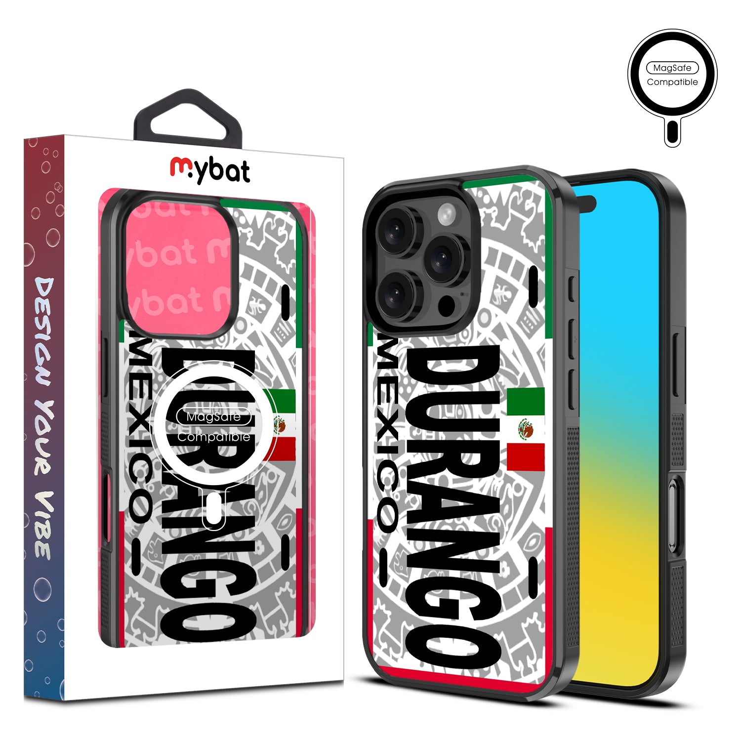 MyBat Design Lab Series MagSafe Case for Apple iPhone 16 Pro Max - Durango Azteca