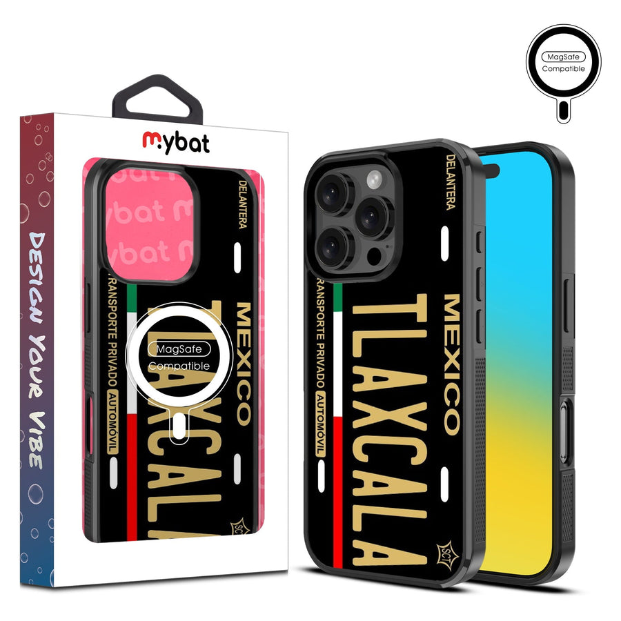 MyBat Design Lab Series MagSafe Case for Apple iPhone 16 Pro Max - Tlaxcala Black