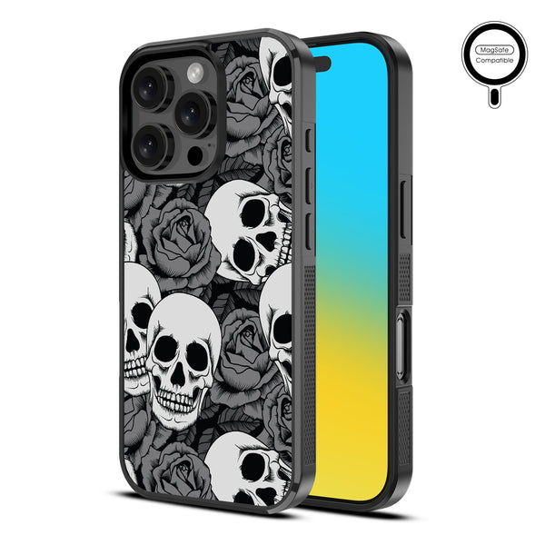MyBat Design Lab Series MagSafe Case for Apple iPhone 16 Pro Max - Skull Garden - MIP16PMCSLESMSM081-2.jpg