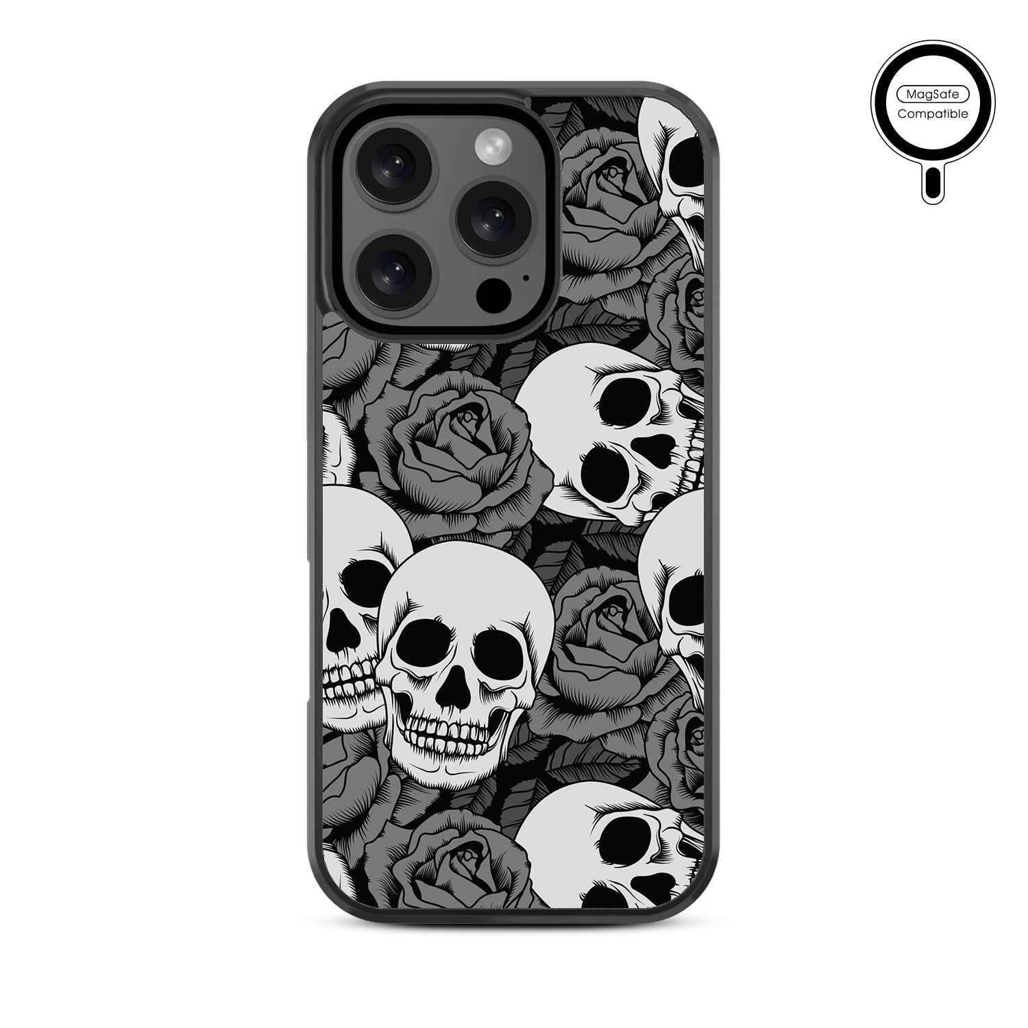 MyBat Design Lab Series MagSafe Case for Apple iPhone 16 Pro Max - Skull Garden