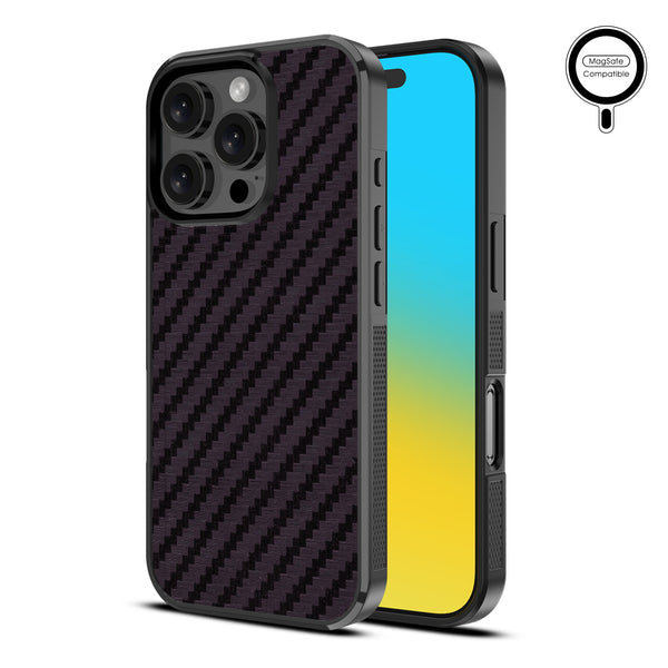 MyBat Design Lab Series MagSafe Case for Apple iPhone 16 Pro Max - Carbon Fiber - MIP16PMCSLESMSM083-2.jpg