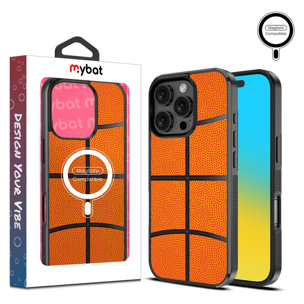 MyBat Design Lab Series MagSafe Case for Apple iPhone 16 Pro Max - Basketball - MIP16PMCSLESMSM087-1.jpg