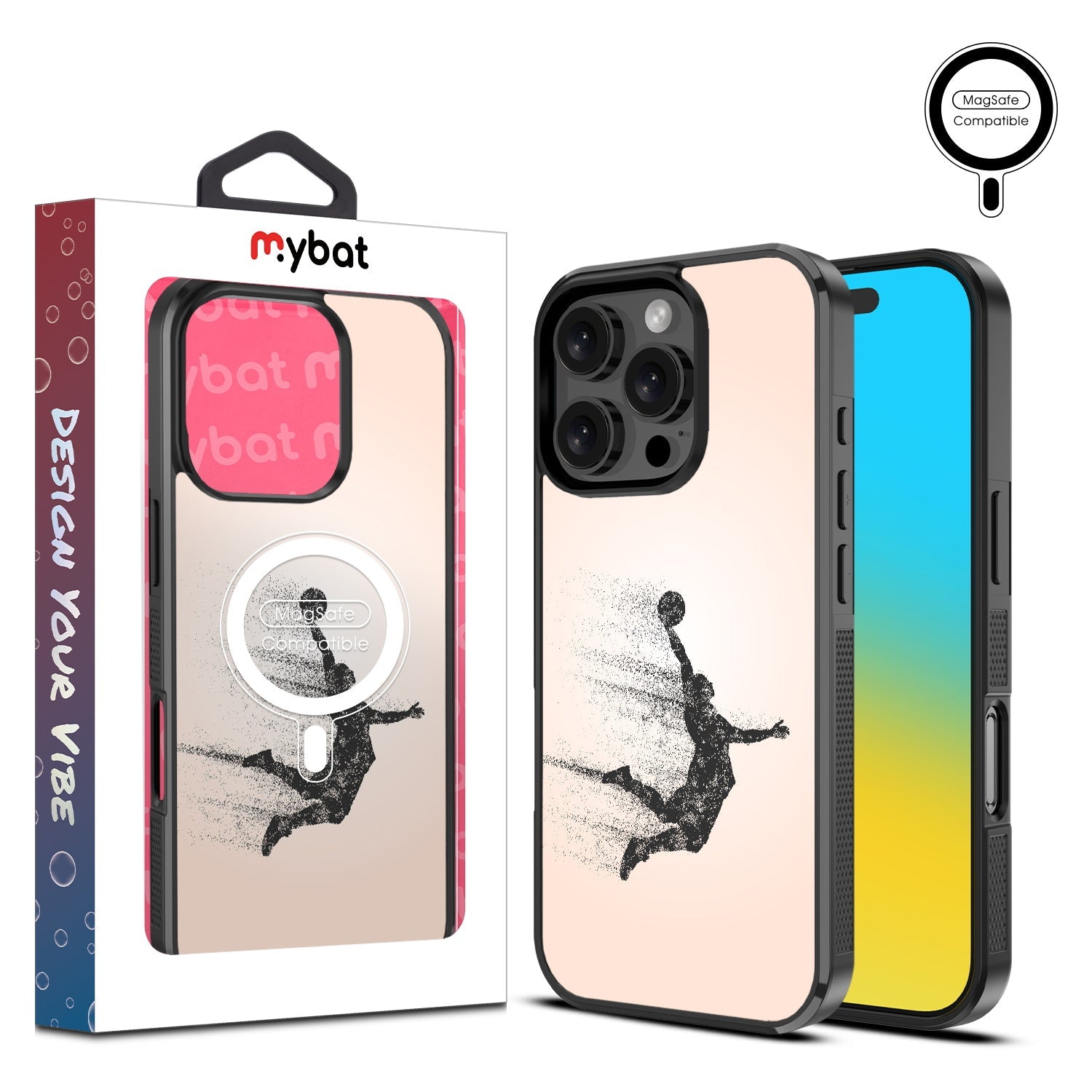 MyBat Design Lab Series MagSafe Case for Apple iPhone 16 Pro Max - Slam Dunk