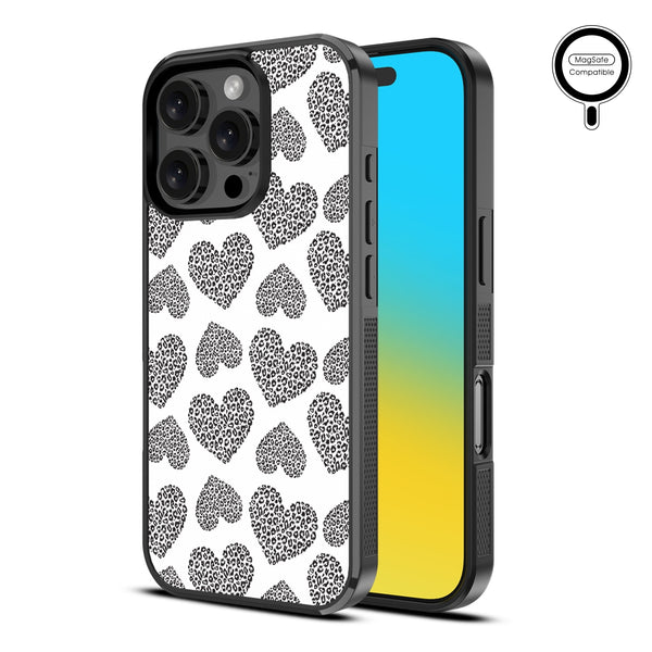 MyBat Design Lab Series MagSafe Case for Apple iPhone 16 Pro Max - Leopard Print Hearts - MIP16PMCSLESMSM098-2.jpg
