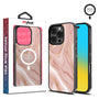 MyBat Design Lab Series MagSafe Case for Apple iPhone 16 Pro Max - Pink Marble