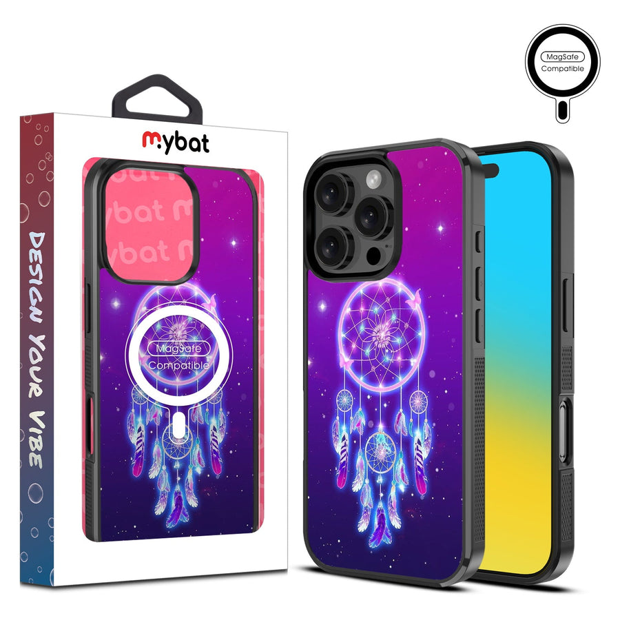 MyBat Design Lab Series MagSafe Case for Apple iPhone 16 Pro Max - Neon Dreamcatcher