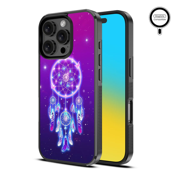 MyBat Design Lab Series MagSafe Case for Apple iPhone 16 Pro Max - Neon Dreamcatcher - MIP16PMCSLESMSM114-2.jpg