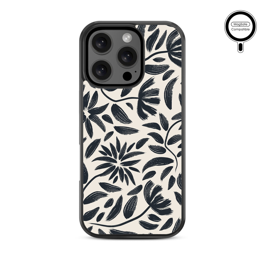 MyBat Design Lab Series MagSafe Case for Apple iPhone 16 Pro Max - Vintage Floral - MIP16PMCSLESMSM124-3.jpg