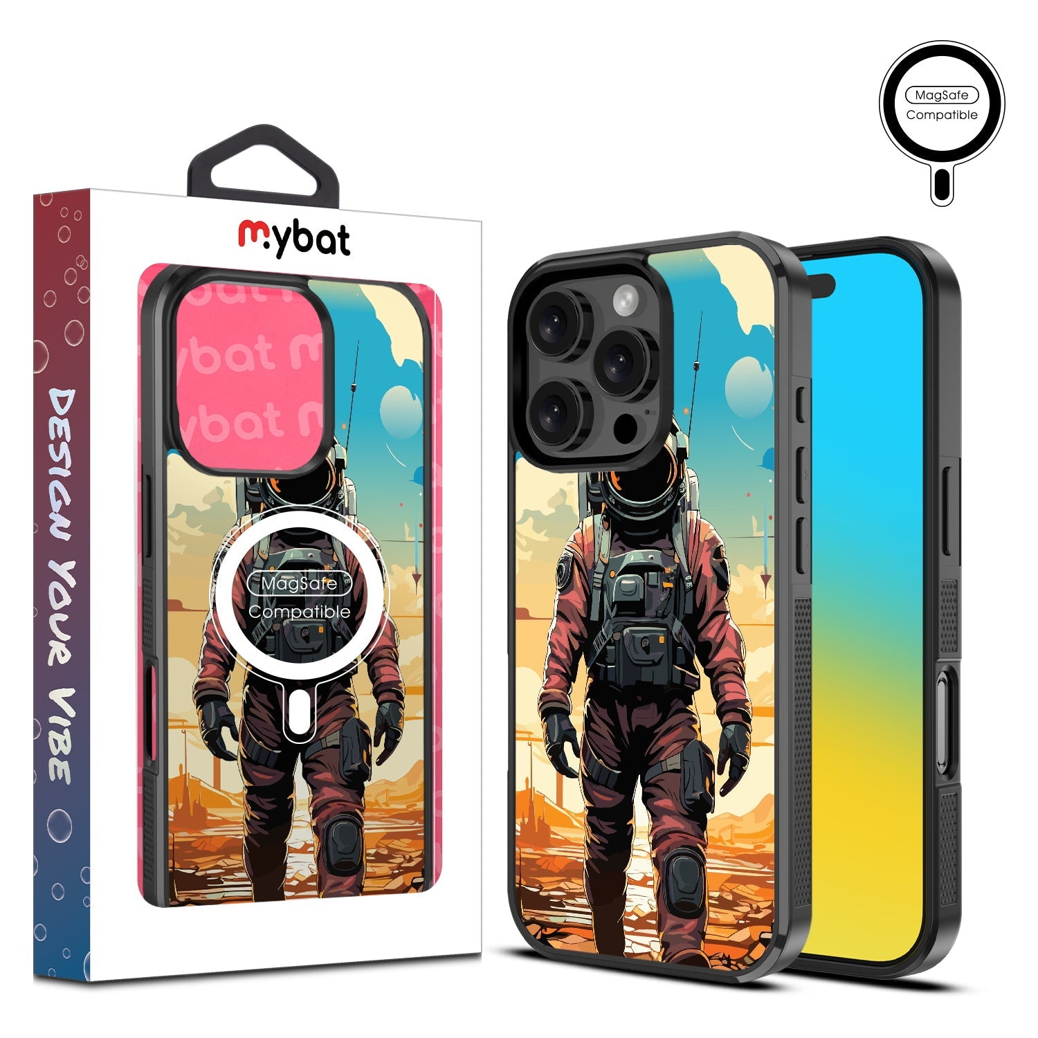 MyBat Design Lab Series MagSafe Case for Apple iPhone 16 Pro Max - Cosmonaut
