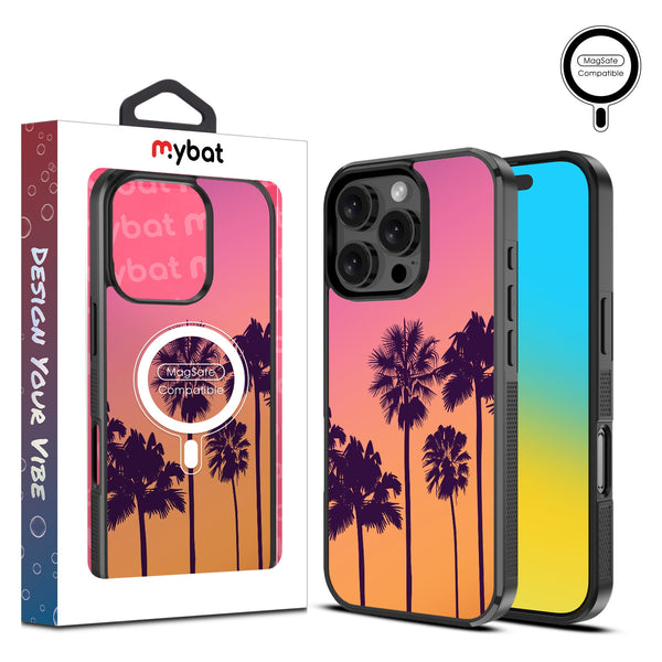 MyBat Design Lab Series MagSafe Case for Apple iPhone 16 Pro Max - Palm Tree Sunset - MIP16PMCSLESMSM136-1.jpg
