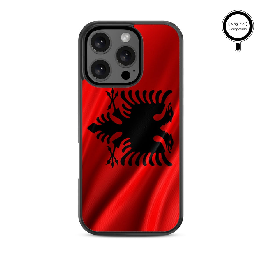 MyBat Design Lab Series MagSafe Case for Apple iPhone 16 Pro Max - Albania Flag