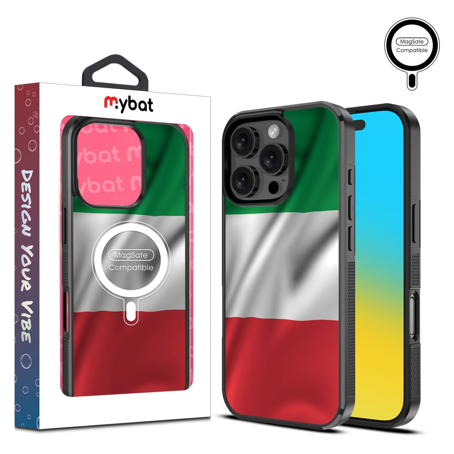 MyBat Design Lab Series MagSafe Case for Apple iPhone 16 Pro Max - Italy Flag
