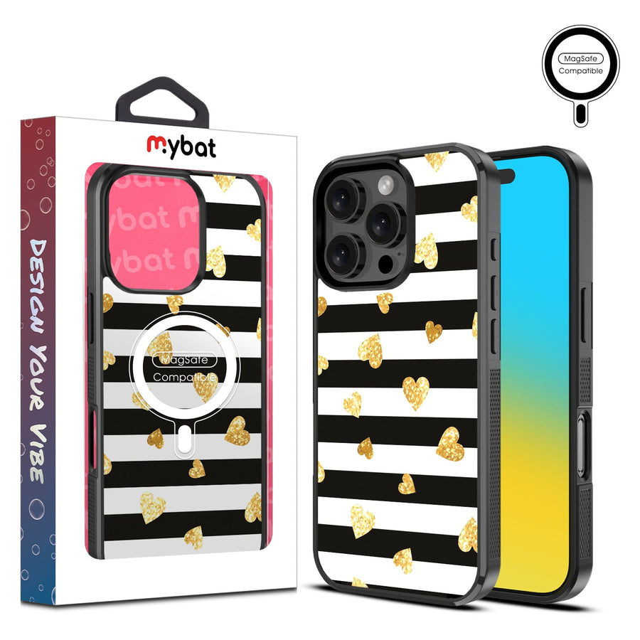 MyBat Design Lab Series MagSafe Case for Apple iPhone 16 Pro Max - Heart of Gold