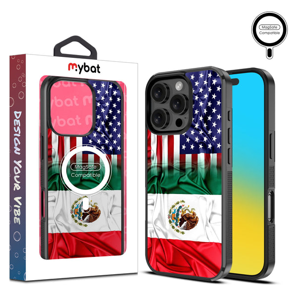 MyBat Design Lab Series MagSafe Case for Apple iPhone 16 Pro Max – Mexican-American Flag - MIP16PMCSLESMSM168-1.jpg