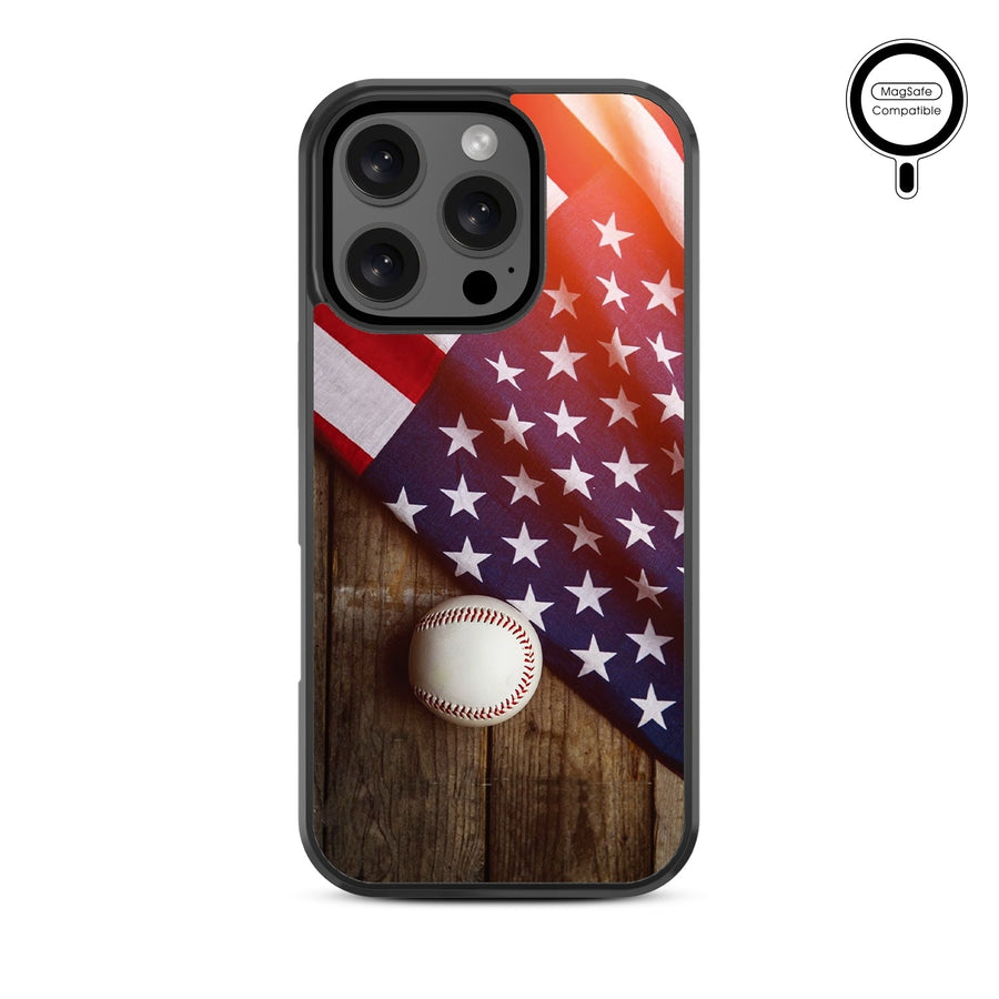 MyBat Design Lab Series MagSafe Case for Apple iPhone 16 Pro Max - Patriotic Pitch