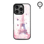 MyBat Design Lab Series MagSafe Case for Apple iPhone 16 Pro Max - Parisian Butterflies