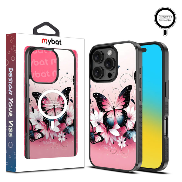 MyBat Design Lab Series MagSafe Case for Apple iPhone 16 Pro Max - Butterfly Bouquet - MIP16PMCSLESMSM184-1.jpg