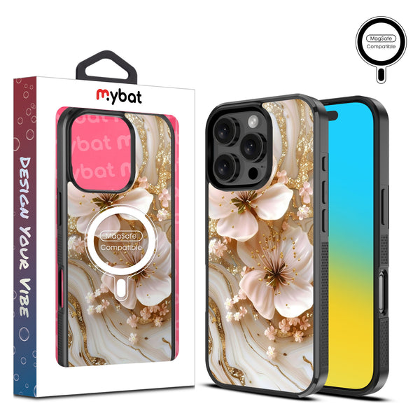 MyBat Design Lab Series MagSafe Case for Apple iPhone 16 Pro Max - Golden Petal Glow - MIP16PMCSLESMSM186-1.jpg