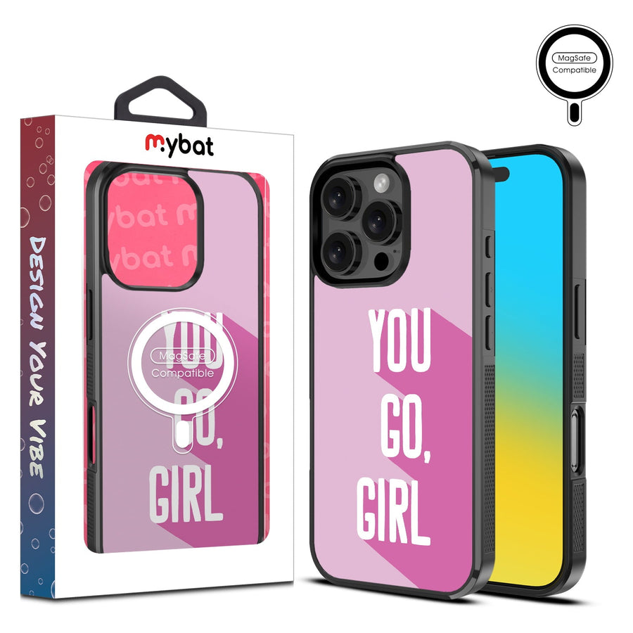 MyBat Design Lab Series MagSafe Case for Apple iPhone 16 Pro Max - You Go, Girl