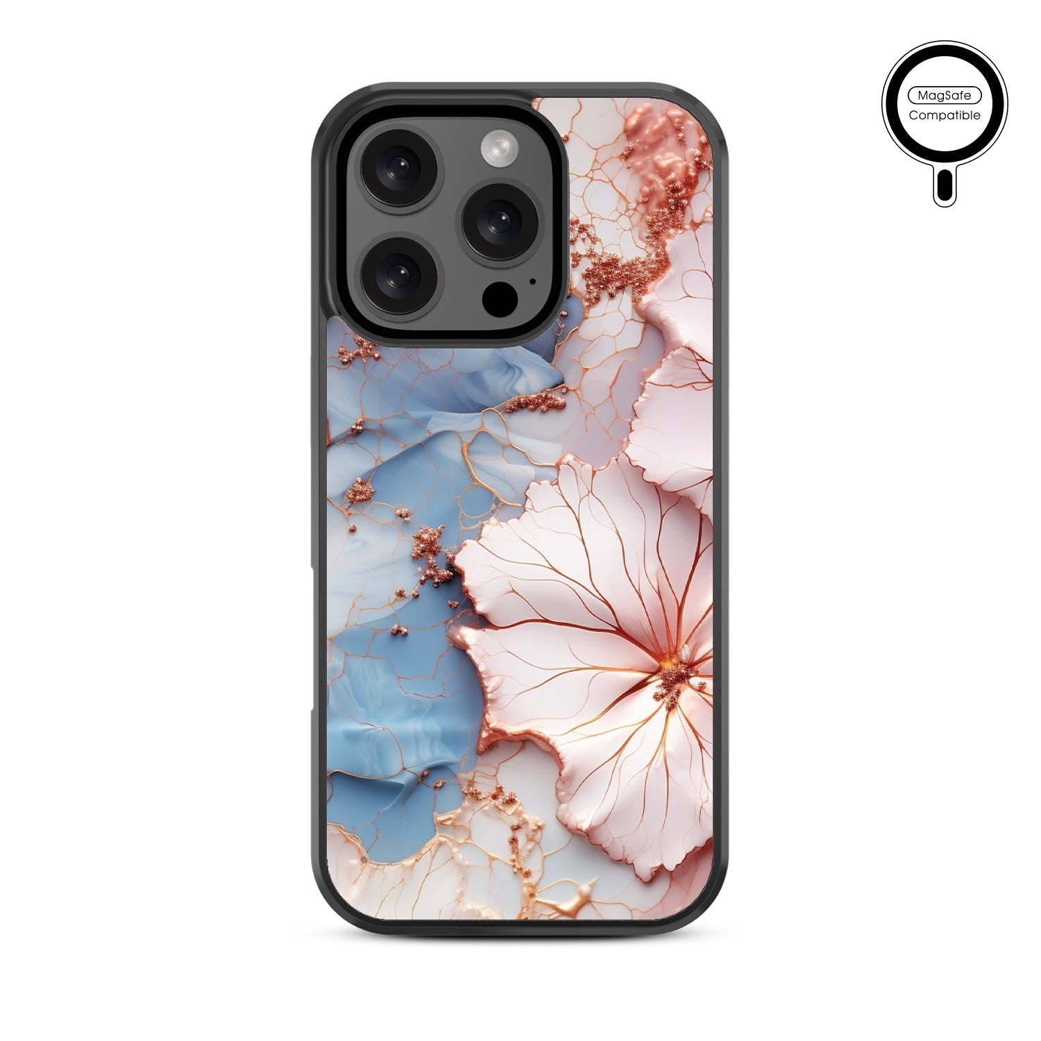 MyBat Design Lab Series MagSafe Case for Apple iPhone 16 Pro Max - Petal Veins